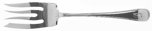 Hamilton (Sterling, 1909) Small Solid Cold Meat Serving Fork