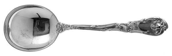 Hanover (Sterling, 1895) Round Bowl Soup Spoon (Gumbo)