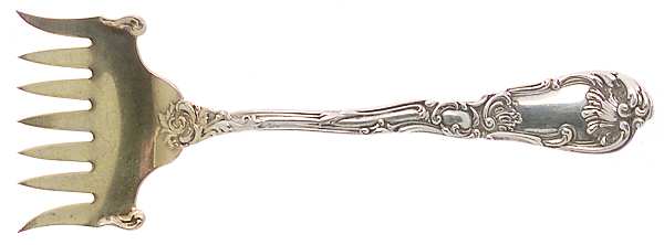 Hanover (Sterling, 1895) Large Solid Tined Sardine Serving Fork