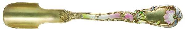 Hanover (Sterling, 1895) Enameled Solid Piece Cheese Scoop
