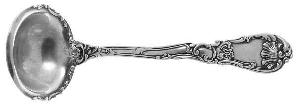 Hanover (Sterling, 1895) Solid Piece Cream Ladle