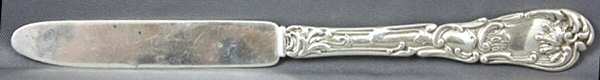 Hanover (Sterling, 1895) Flat Handle Pointed Blade Butter Spreader