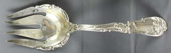 Hanover (Sterling, 1895) Solid Salad Serving Fork
