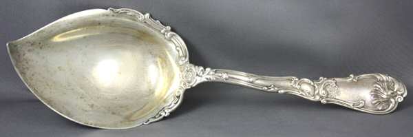 Hanover (Sterling, 1895) Vegetable Serving Spoon (Solid)