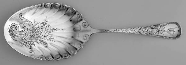 Hawthorne (Sterling, 1885) Bright Cut Solid Pastry Server