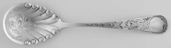 Hawthorne (Sterling, 1885) Bright Cut Bowl Sugar Spoon
