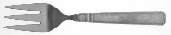 Hearthglow (Ameralloy) Medium Solid Cold Meat Serving Fork