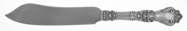 Henry II (Sterling, 1900) Individual Solid Fish Knife