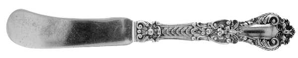 Henry II (Sterling, 1900) Flat Handle Butter Spreader