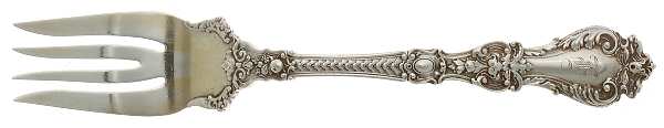 Henry II (Sterling, 1900) Large Individual Solid Fish/Salad Fork