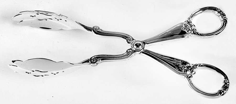 Heritage (Silverplate, Accessory Pieces Only) Solid Pastry Tongs