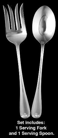 Heritage (Silverplate, Accessory Pieces Only) (2 Pc) Solid Salad Set