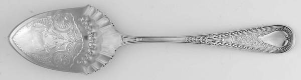 Hindostanee (Sterling, 1878) Large Bright Cut Jelly Spoon