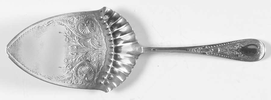 Hindostanee (Sterling, 1878) Large Solid Bright Cut Pie Knife