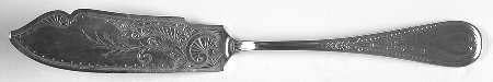 Hindostanee (Sterling, 1878) Flat Handle Bright Cut Master Butter