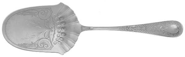 Hindostanee (Sterling, 1878) Large Jelly Spoon, Bright Cut