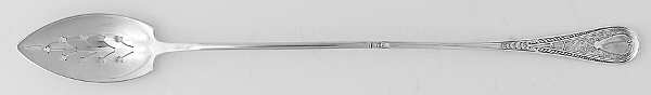 Hindostanee (Sterling, 1878) Pierced Bowl Long Handle Olive Spoon