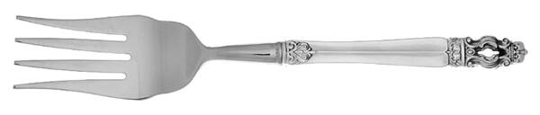 Hispana-Sovereign (Sterling, 1968) Cold Meat Fork Large, Stainless Tines HC