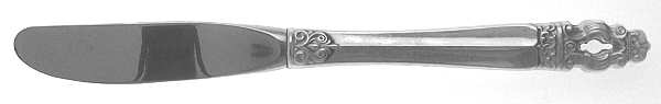 Hispana-Sovereign (Sterling, 1968) Modern Hollow Butter Spreader (Stainless)