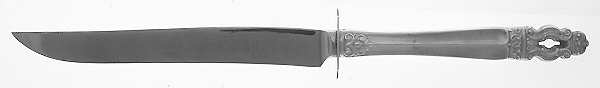 Hispana-Sovereign (Sterling, 1968) Small Carving Knife W/Sterling Guard