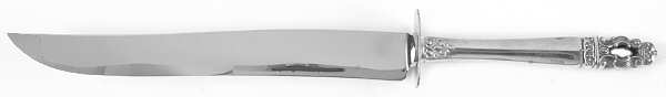 Hispana-Sovereign (Sterling, 1968) Large Carving/Roast Knife StnlBl w/Sterling Guard