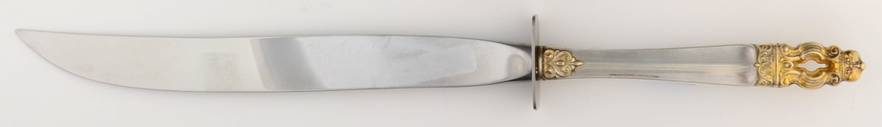 Hispana-Sovereign Gold (Sterling, 1986) Small Steak Carving Knife with Stainless Blade
