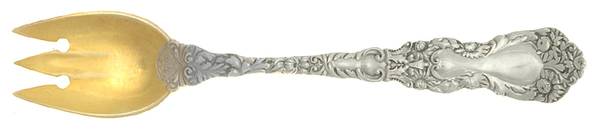 Imperial Chrysanthemum (Sterling, 1894, No Monos) Ice Cream Fork