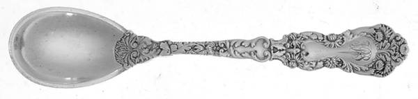 Imperial Chrysanthemum (Sterling, 1894, No Monos) Egg Spoon