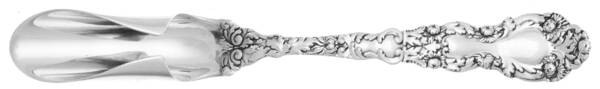 Imperial Chrysanthemum (Sterling, 1894, No Monos) Solid Large Cheese Scoop