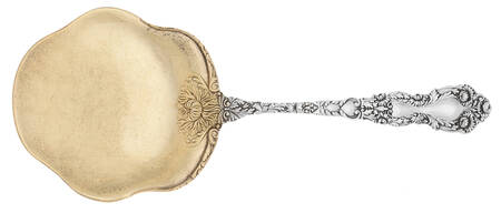 Imperial Chrysanthemum (Sterling, 1894, No Monos) Solid Waffle Server
