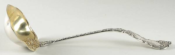 Imperial Chrysanthemum (Sterling, 1894, No Monos) Large Solid Soup Ladle