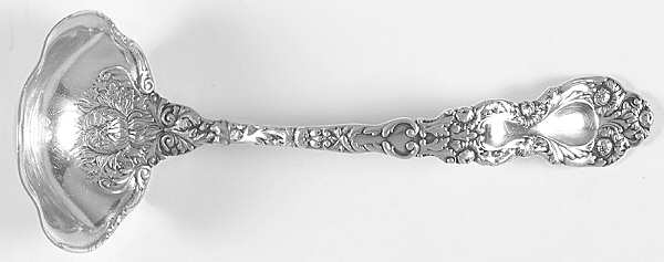 Imperial Chrysanthemum (Sterling, 1894, No Monos) Solid Gravy Ladle