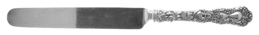 Imperial Chrysanthemum (Sterling, 1894, No Monos) Blunt Hollow Knife with Bolster