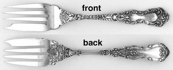 Imperial Chrysanthemum (Sterling, 1894, No Monos) Individual Salad Fork