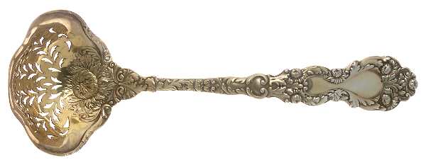 Imperial Chrysanthemum (Sterling, 1894, No Monos) Large Sugar Sifter