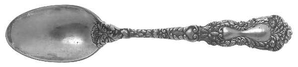 Imperial Chrysanthemum (Sterling, 1894, No Monos) Five O'Clock Teaspoon