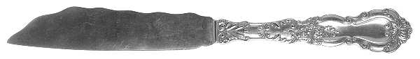 Imperial Chrysanthemum (Sterling, 1894, No Monos) Individual Solid Fish Knife