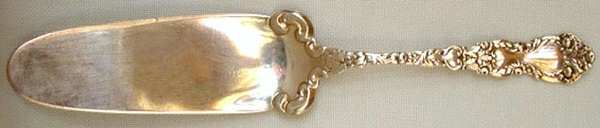 Imperial Chrysanthemum (Sterling, 1894, No Monos) Solid Pastry Server