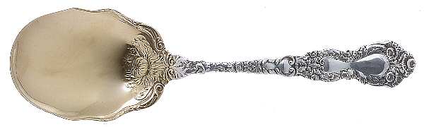 Imperial Chrysanthemum (Sterling, 1894, No Monos) Preserve Spoon