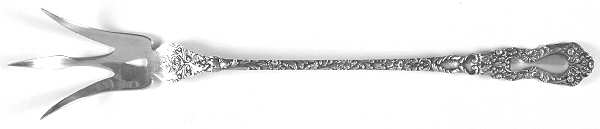 Imperial Chrysanthemum (Sterling, 1894, No Monos) Large Lettuce Serving Fork