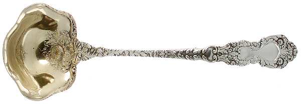 Imperial Chrysanthemum (Sterling, 1894, No Monos) Small Solid Soup Ladle