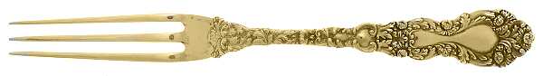 Imperial Chrysanthemum (Sterling, 1894, No Monos) Individual Berry Fork