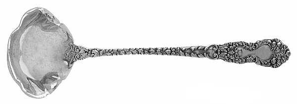 Imperial Chrysanthemum (Sterling, 1894, No Monos) Ladle-Cream/Solid Piece-Small