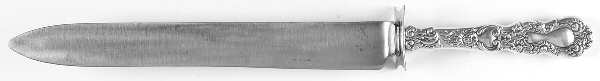 Imperial Chrysanthemum (Sterling, 1894, No Monos) Large Stainless Blade Roast Carving Knife