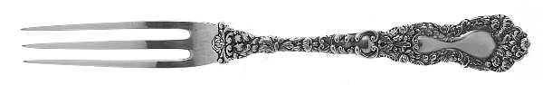 Imperial Chrysanthemum (Sterling, 1894, No Monos) Individual Berry Fork