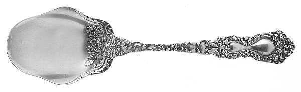Imperial Chrysanthemum (Sterling, 1894, No Monos) Sugar Spoon