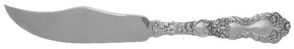 Imperial Chrysanthemum (Sterling, 1894, No Monos) Individual Solid Fish Knife