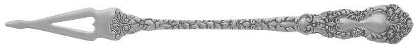 Imperial Chrysanthemum (Sterling, 1894, No Monos) One Tine Butter Pick