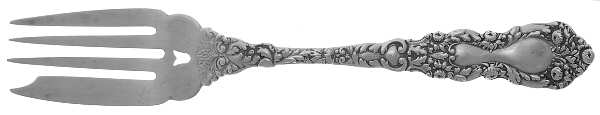 Imperial Chrysanthemum (Sterling, 1894, No Monos) Pastry Fork
