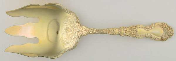 Imperial Chrysanthemum (Sterling, 1894, No Monos) Vegetable Serving Fork (Solid)